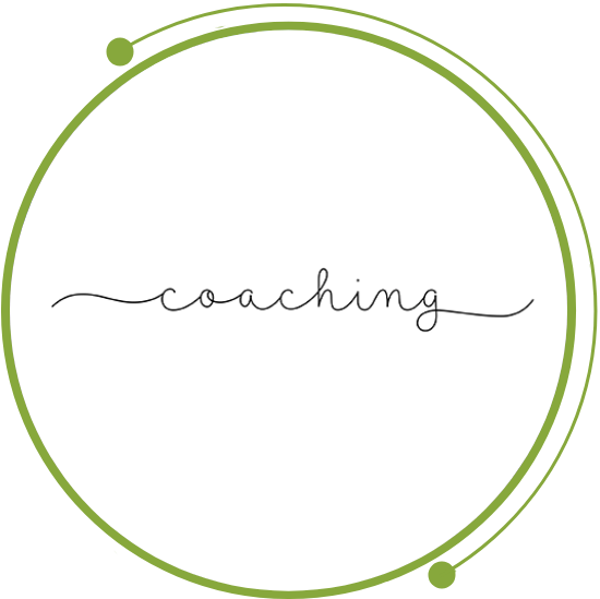 A green circle with the word coaching written in it.
